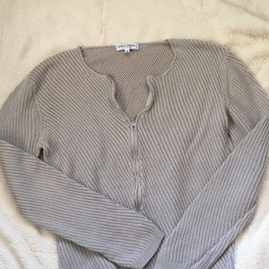 Giorgio Armani zip up cardigan